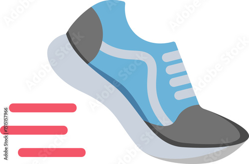 Running Shoes Flat Icon