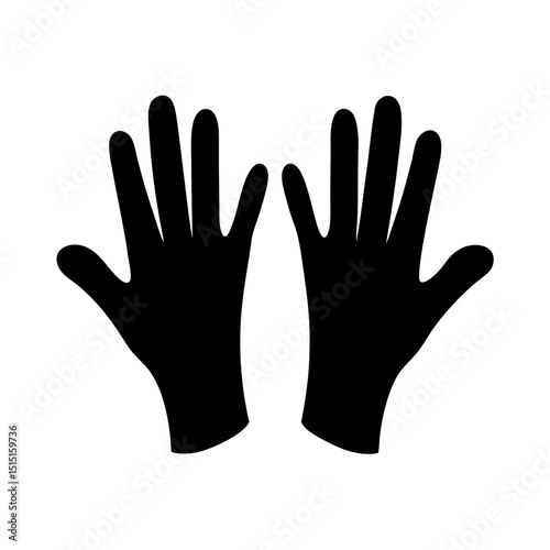 Two silhouette hands reaching out, showing a helping gesture or support