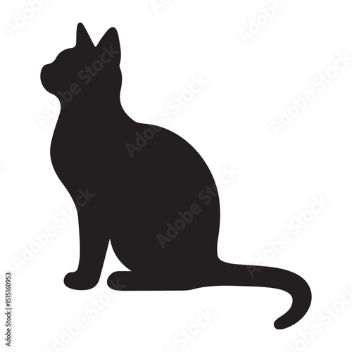 black cat silhouette