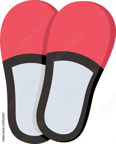 Slippers Flat Icon