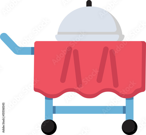 Room Service Flat Icon