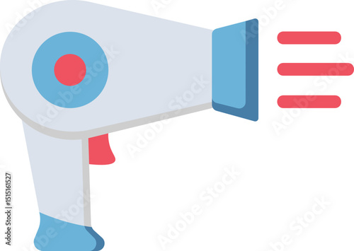 Hair Dryer Flat Icon