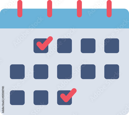 Check In Check Out Flat Icon