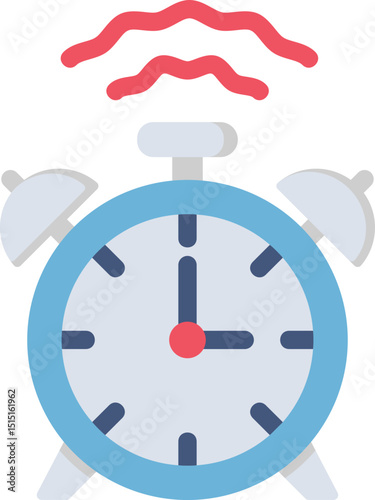 Alarm Clock Flat Icon