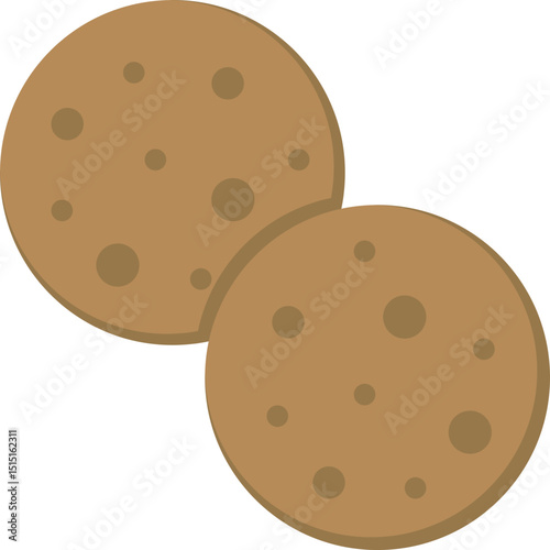 Cookies Flat Icon