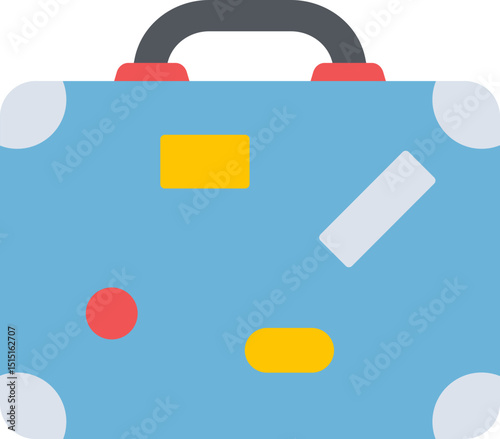 Travel Suitcase Flat Icon