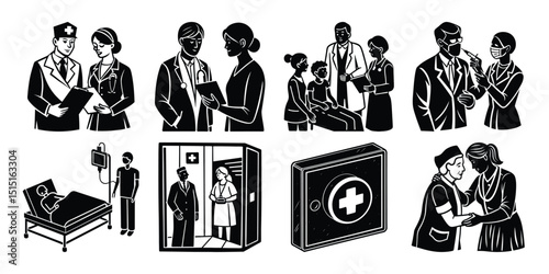 silhouette hospital 