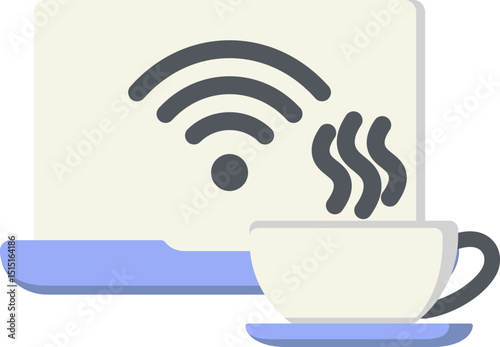 Internet Cafe Flat Icon