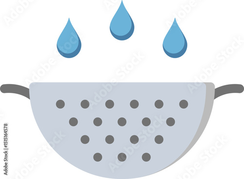 Strainer Flat Icon