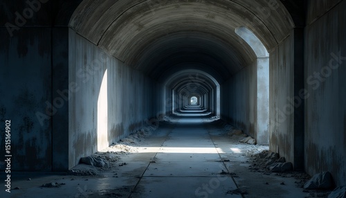 Long Concrete Tunnel