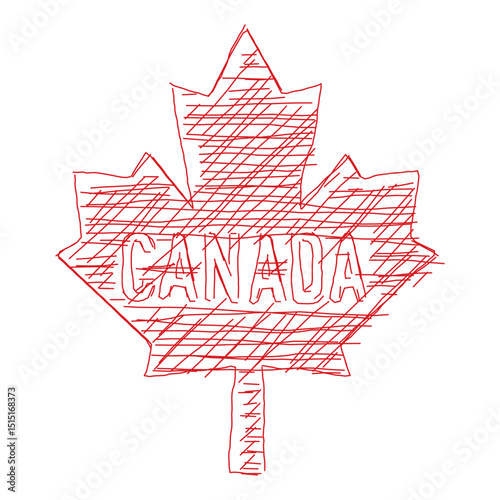 Maple Leaf of Canada - simple doodle