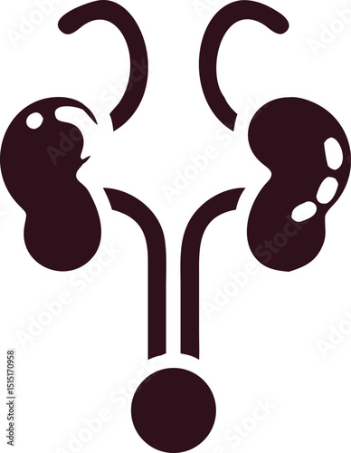 Kidney Icon: A Visual Representation of the Urinary System
