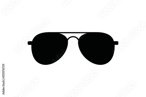 Black aviator sunglasses fashion style accessory