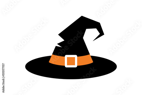 Halloween witch hat costume wizard pointy design