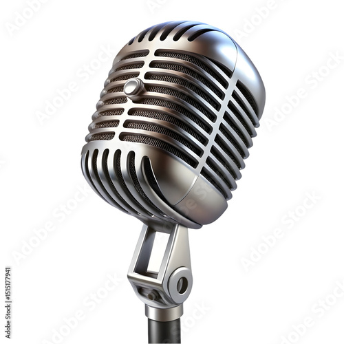 Clean Background Microphone Image