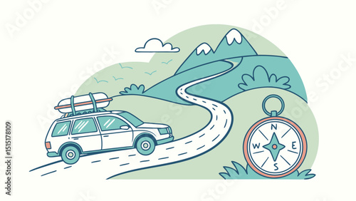 vector illustration of car