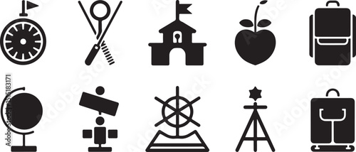 set of different objects