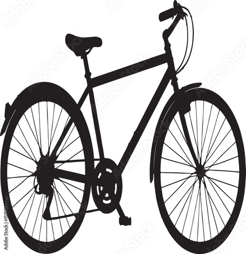 bicycle vector art illustration