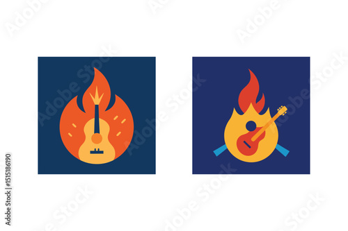 vector fire icon