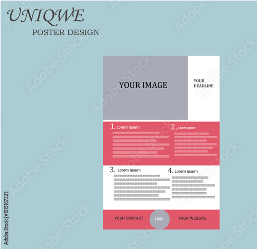 UNIQUE BUSINESS POSTER DESIGN 
