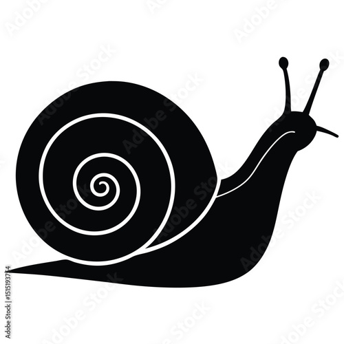 snail vector sihouette