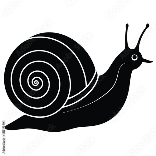 snail vector sihouette