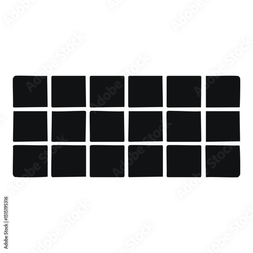 Chocolate Bar Icon design Vector