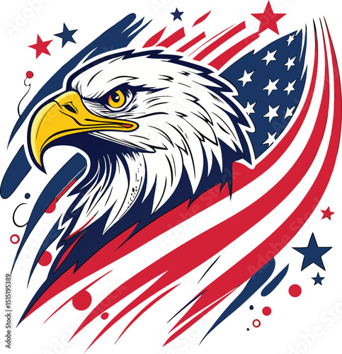 american flag 4th of july and vector file 
