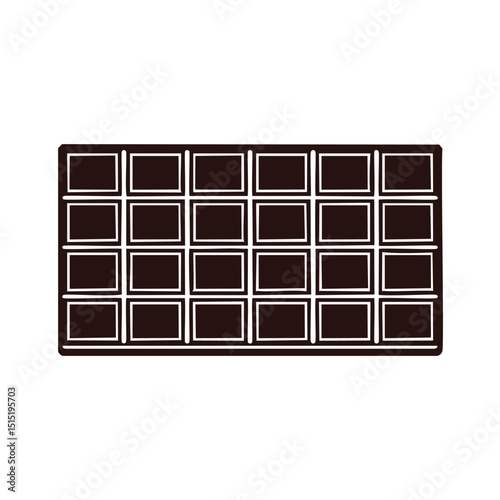 Flat Dark Chocolate Design Icons