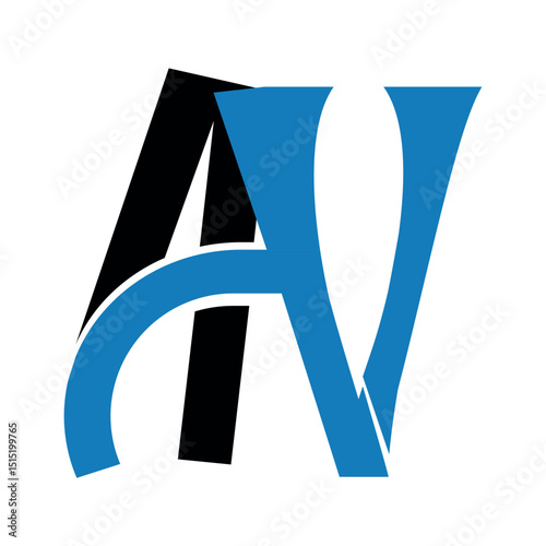 Professional letter av Business Logo design.	