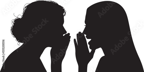 Large Intestine Icon Black and White Medical Illustration
