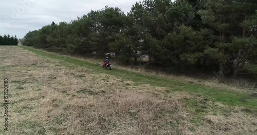 OffRoad Adventure Immersing Yourself in Nature while Riding a Motorcycle through Scenic Landscapes