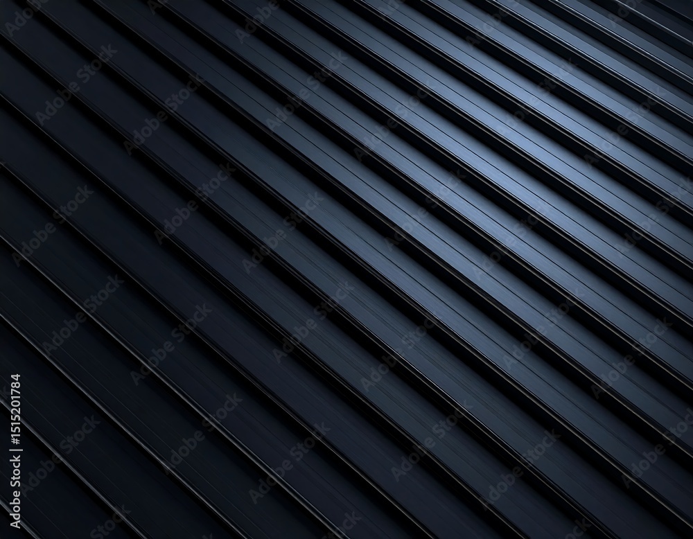 Obraz premium Dark, diagonal, metallic panels (1)