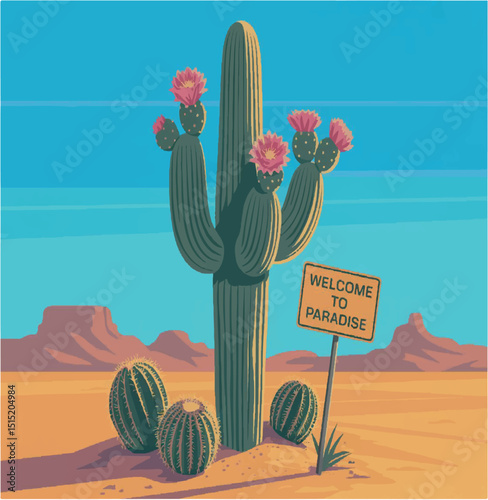 drawing, cactus, desert, illustration, plant, nature, graphic, vector, flower, art, design, succulent, botanical, exotic, background, cacti, summer, floral, green, botany, decoration, drawn, garden, c