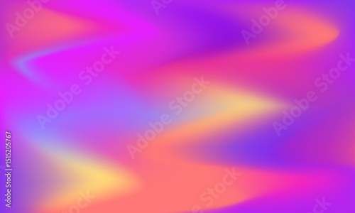 Abstract colorful wavy gradient background. Vibrant pink, blue, orange, purple and yellow background for concert ,backdrop, Abstract background for modern and creative design, website banner, poster.