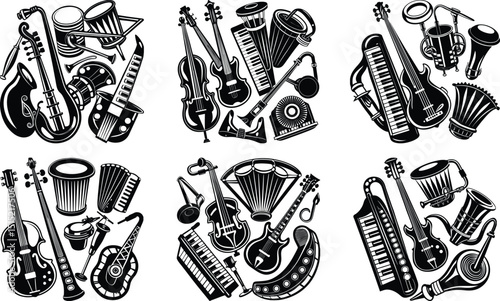 Musical Instruments Vector
