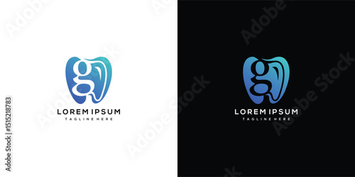 letter g dental logo design .dental letter logo inspiration