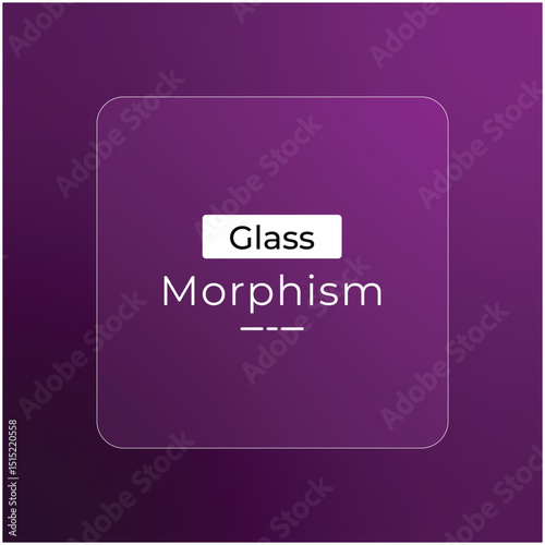 Stylish and elegant morphism glass gradient color effect background