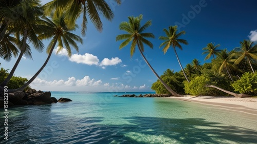 Tropical beach paradise  1 