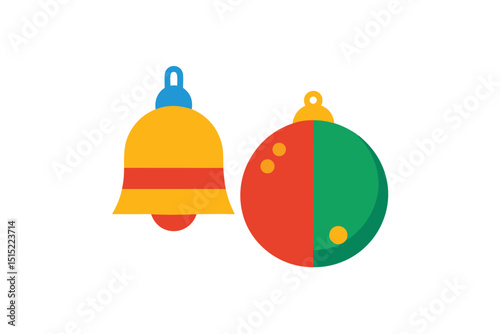 set of christmas balls