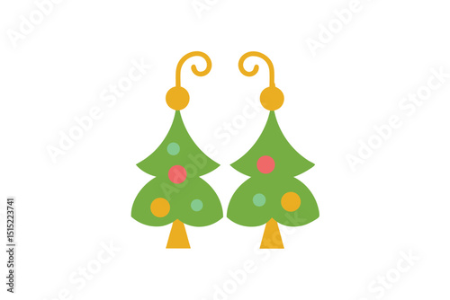 christmas tree on white background