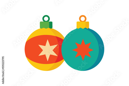 set of christmas balls