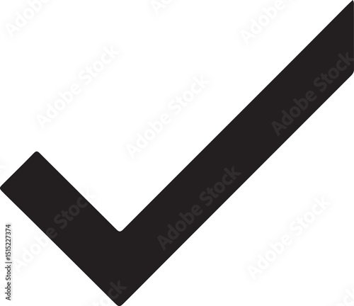check mark on white background