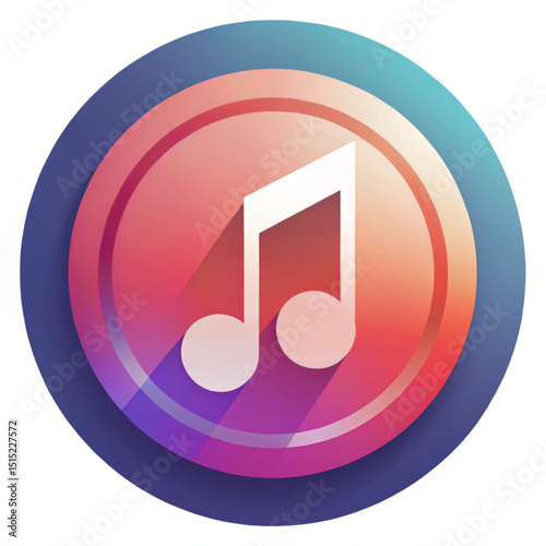 World Music Day June 21.Music volume icon,  Poster or banner. Vector Art Illustration isolated on white background.