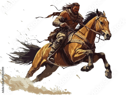 warrior vector art