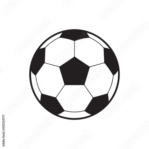 soccer ball isolated on white