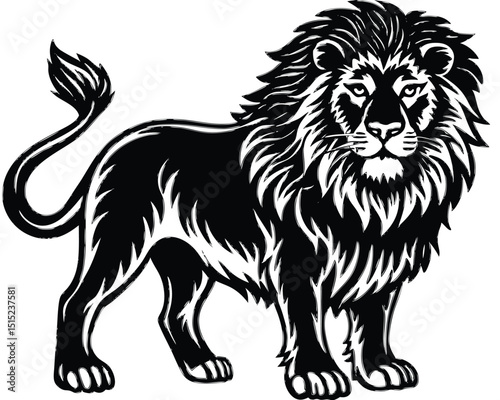 lion head vector