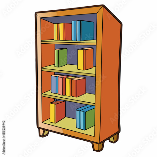 bookshelf with books