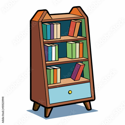 bookshelf with books