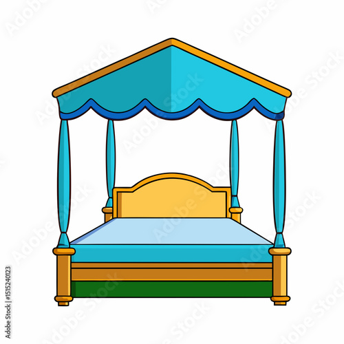 bed with pillows